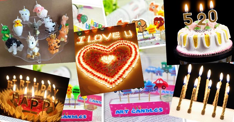 Nến Sinh Nhật Nghệ Thuật Độc Đáo Đẹp